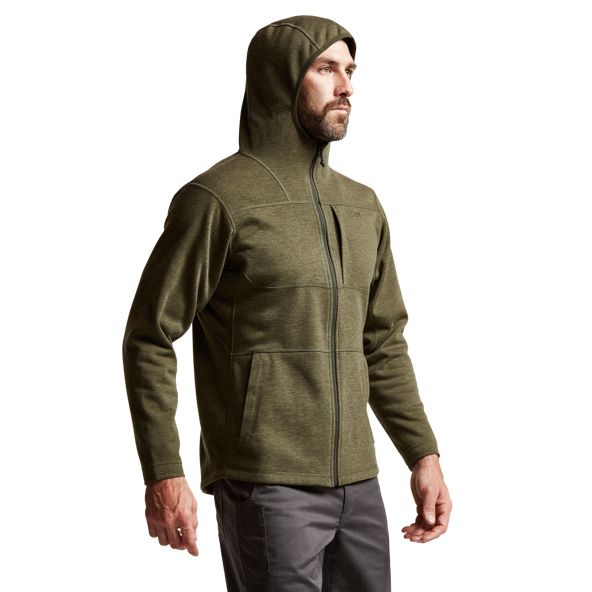 Sitka Camp Hoodie Herren Grün | BVKMRP632