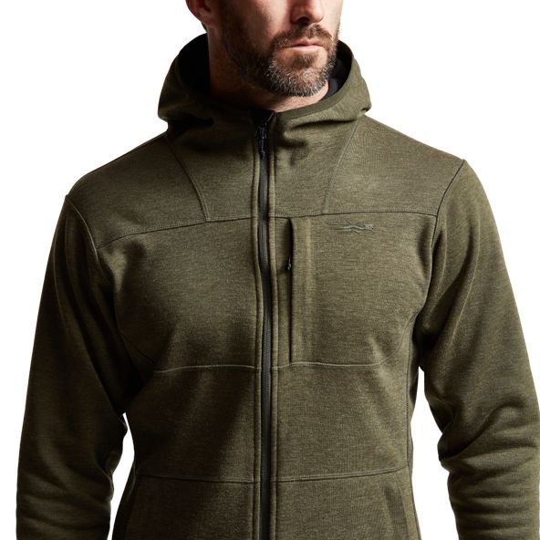 Sitka Camp Hoodie Herren Grün | BVKMRP632