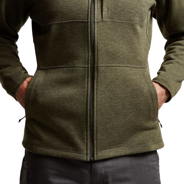 Sitka Camp Hoodie Herren Grün | BVKMRP632