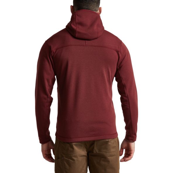 Sitka Camp Hoodie Herren Rot | CKAEJB528