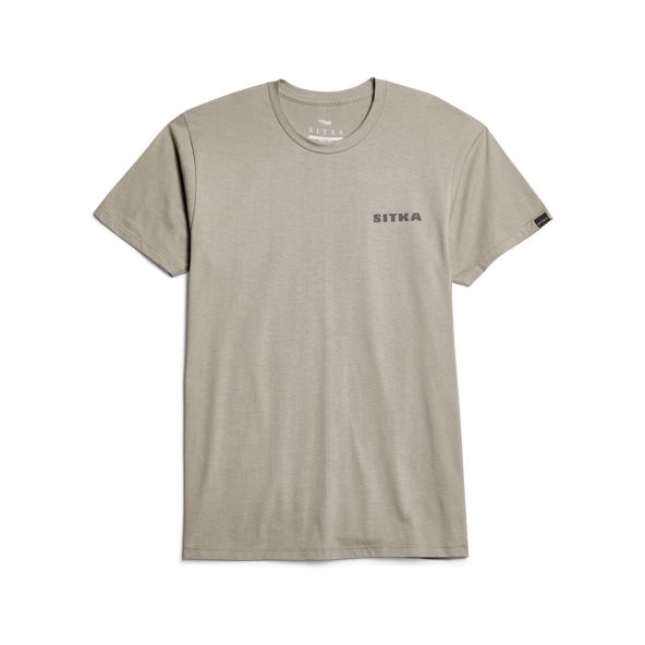 Sitka Cedar Rub T Shirts Herren Grau | NWYUJT960