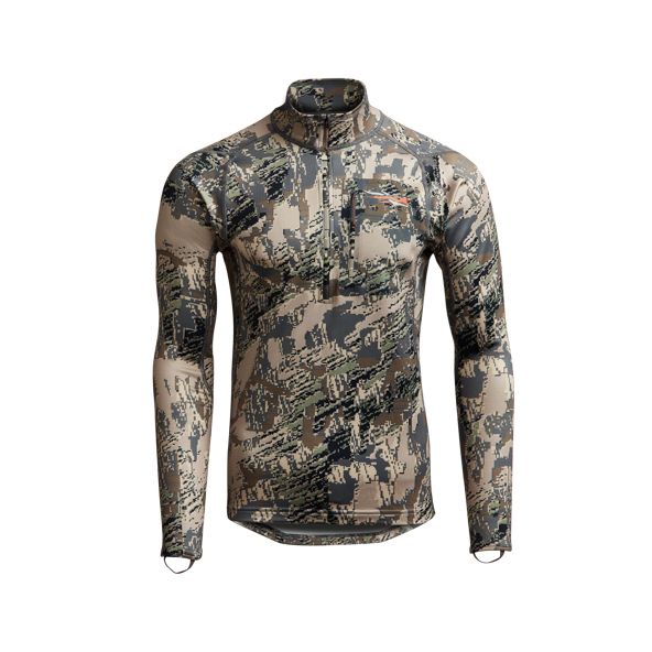 Sitka Core Midweight Zip-T Fleece Herren Camouflage | UKWBFR645