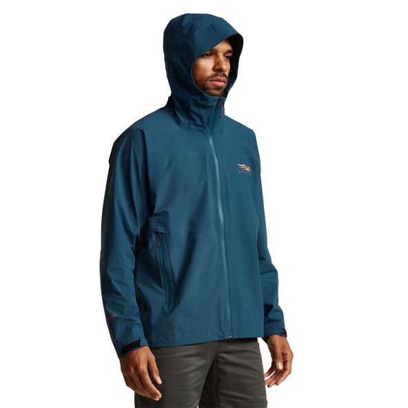 Sitka Dew Point Jacke Herren Blau | HSJRAE746