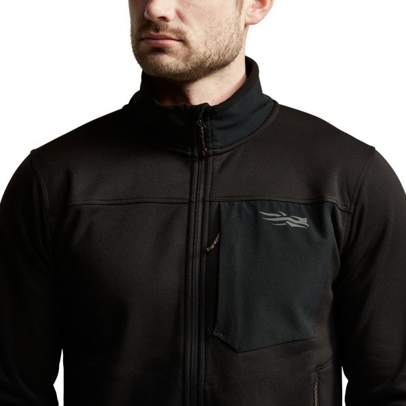 Sitka Dry Creek Fleece Herren Schwarz | BXIDQW504