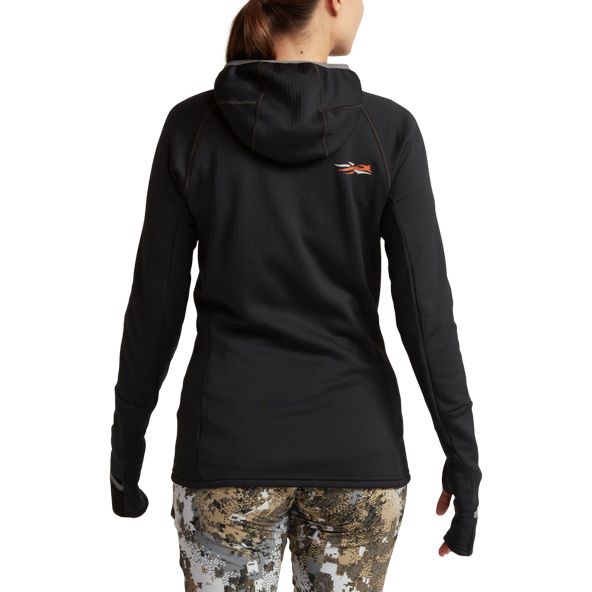 Sitka Fanatic Hoodie Damen Schwarz | TPCNEW094