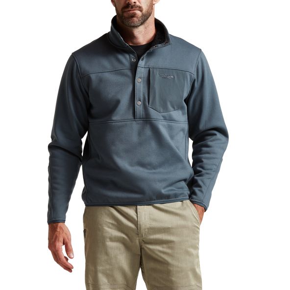 Sitka Front Range Snap Fleece Herren Blau | MVSHGA231