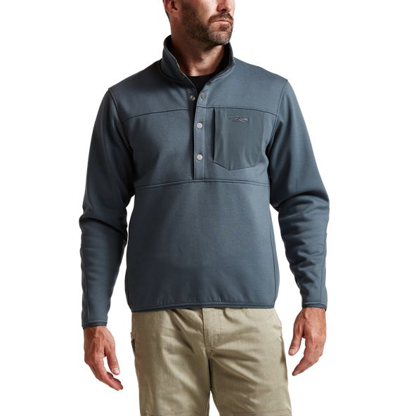 Sitka Front Range Snap Fleece Herren Blau | MVSHGA231