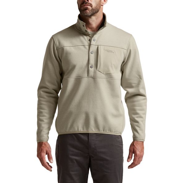 Sitka Front Range Snap Fleece Herren Weiß | TIVAMF361