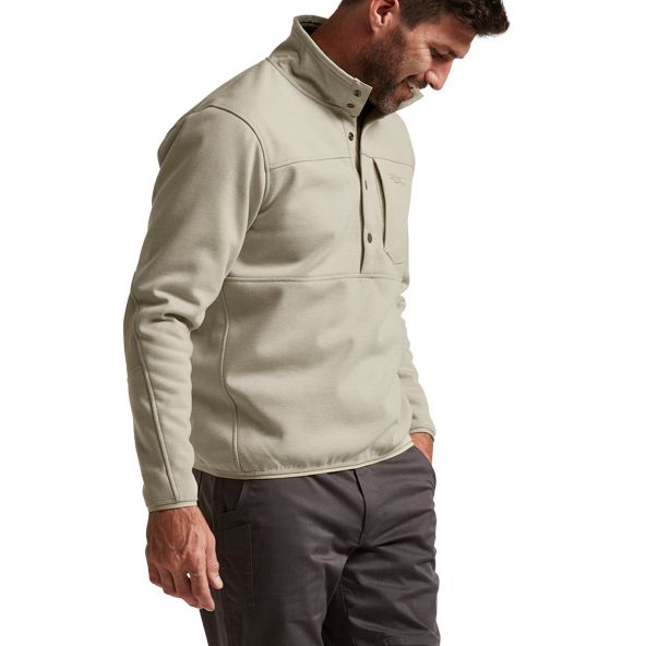 Sitka Front Range Snap Fleece Herren Weiß | TIVAMF361