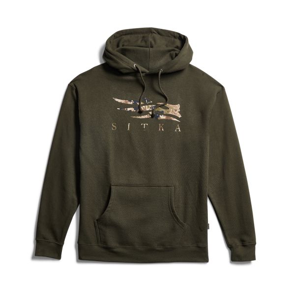 Sitka Icon Optifade Pullover Hoodie Herren Grün | JUABXO834