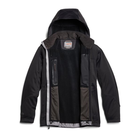 Sitka Jetstream Jacke Herren Schwarz | XBVOFH041