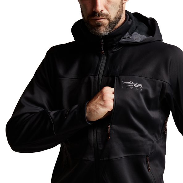 Sitka Jetstream Jacke Herren Schwarz | XBVOFH041