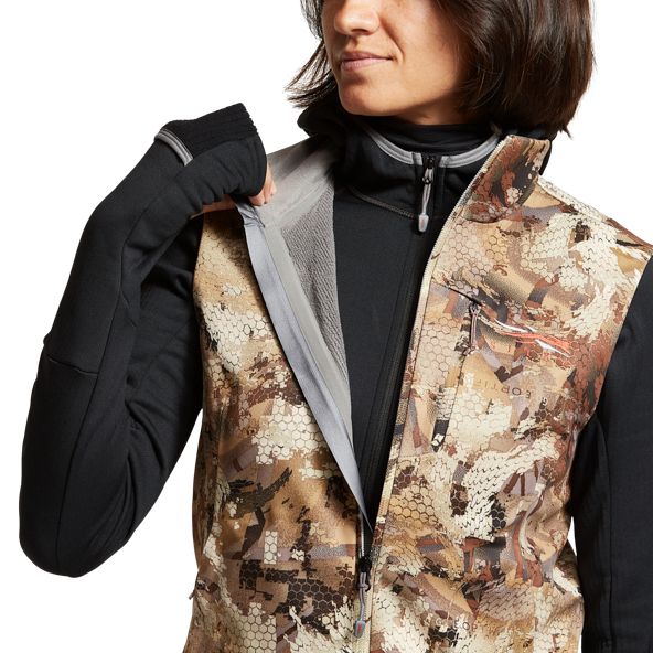 Sitka Jetstream Weste Damen Camouflage | YZUMSG384