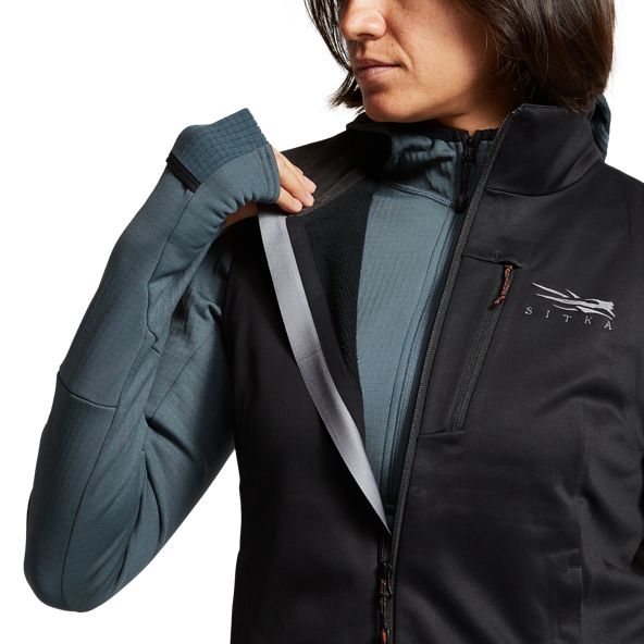 Sitka Jetstream Weste Damen Schwarz | YQTSDA905