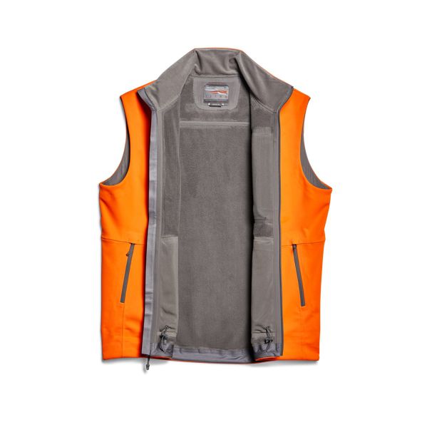 Sitka Jetstream Weste Herren Orange | XDCMKE928