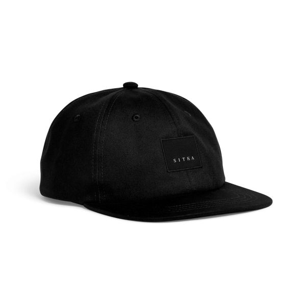 Sitka Modern Patch Unstructured Snapback Hüte Herren Schwarz | ZTFIOA947