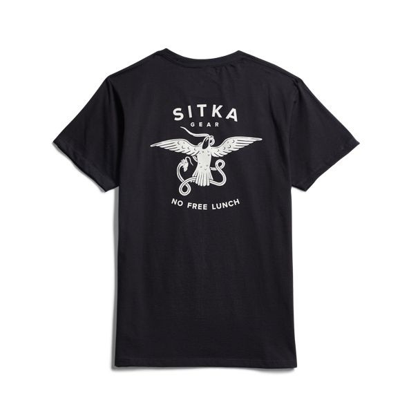 Sitka No Free Lunch Pocket T Shirts Herren Schwarz | HJOXUG435