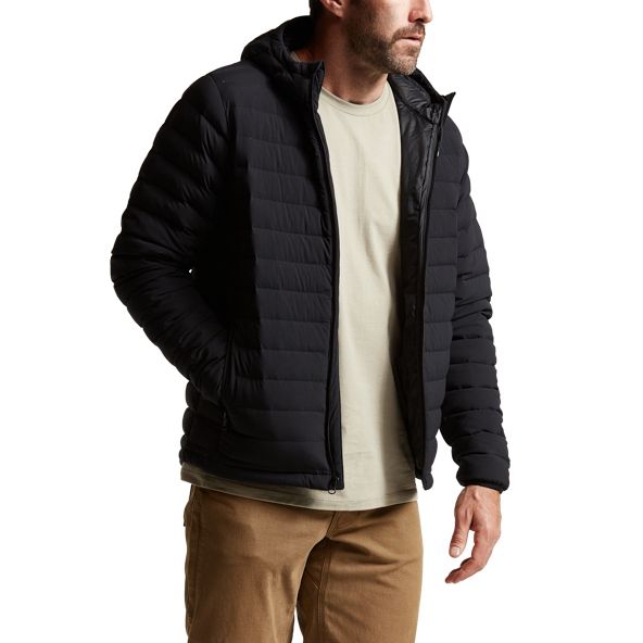 Sitka Rover Down Jacke Herren Schwarz | XHYEUZ538