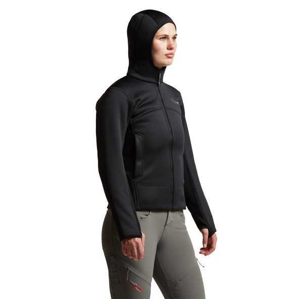 Sitka Traverse Hoodie Damen Schwarz | FAEDPN813