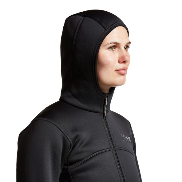 Sitka Traverse Hoodie Damen Schwarz | FAEDPN813