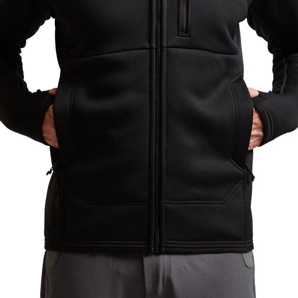 Sitka Traverse Hoodie Herren Schwarz | CLDQGM927