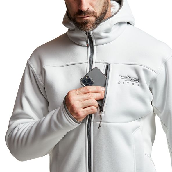 Sitka Traverse Hoodie Herren Weiß | CZUFGD507