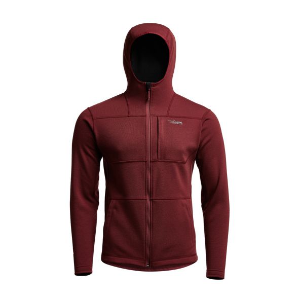 Sitka Camp Hoodie Herren Rot | CKAEJB528