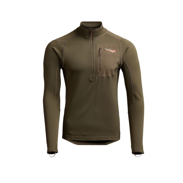 Sitka Core Midweight Zip-T Fleece Herren Grün | DRCMXN915