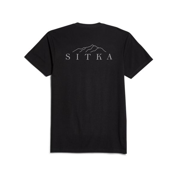 Sitka Elevation T Shirts Herren Schwarz | DYSKCW461