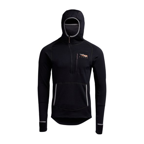 Sitka Fanatic Hoodie Herren Schwarz | UOQFSC791