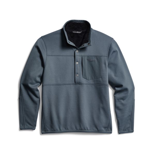 Sitka Front Range Snap Fleece Herren Blau | MVSHGA231