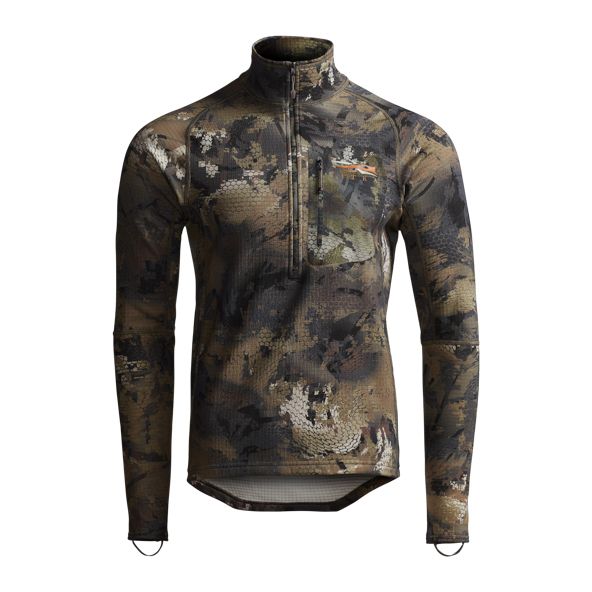 Sitka Grinder Half-Zip Fleece Herren Camouflage | WLJFDV497